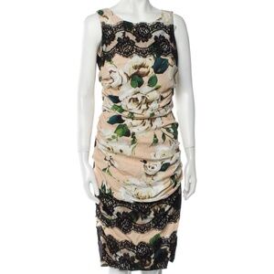 Dolce & Gabbana Floral Lace Dress